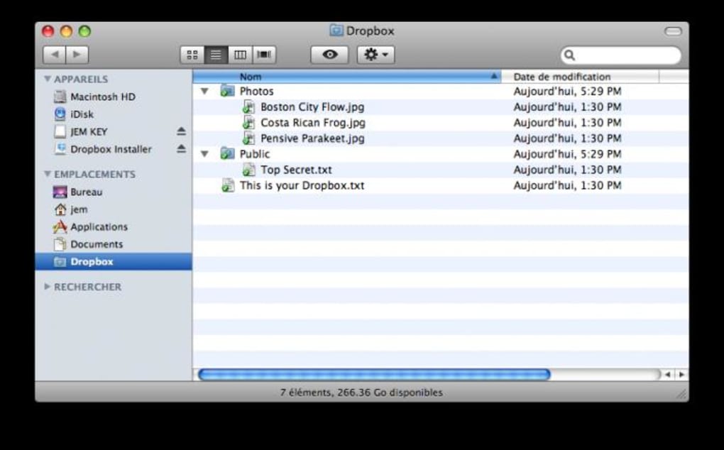 dropbox update mac